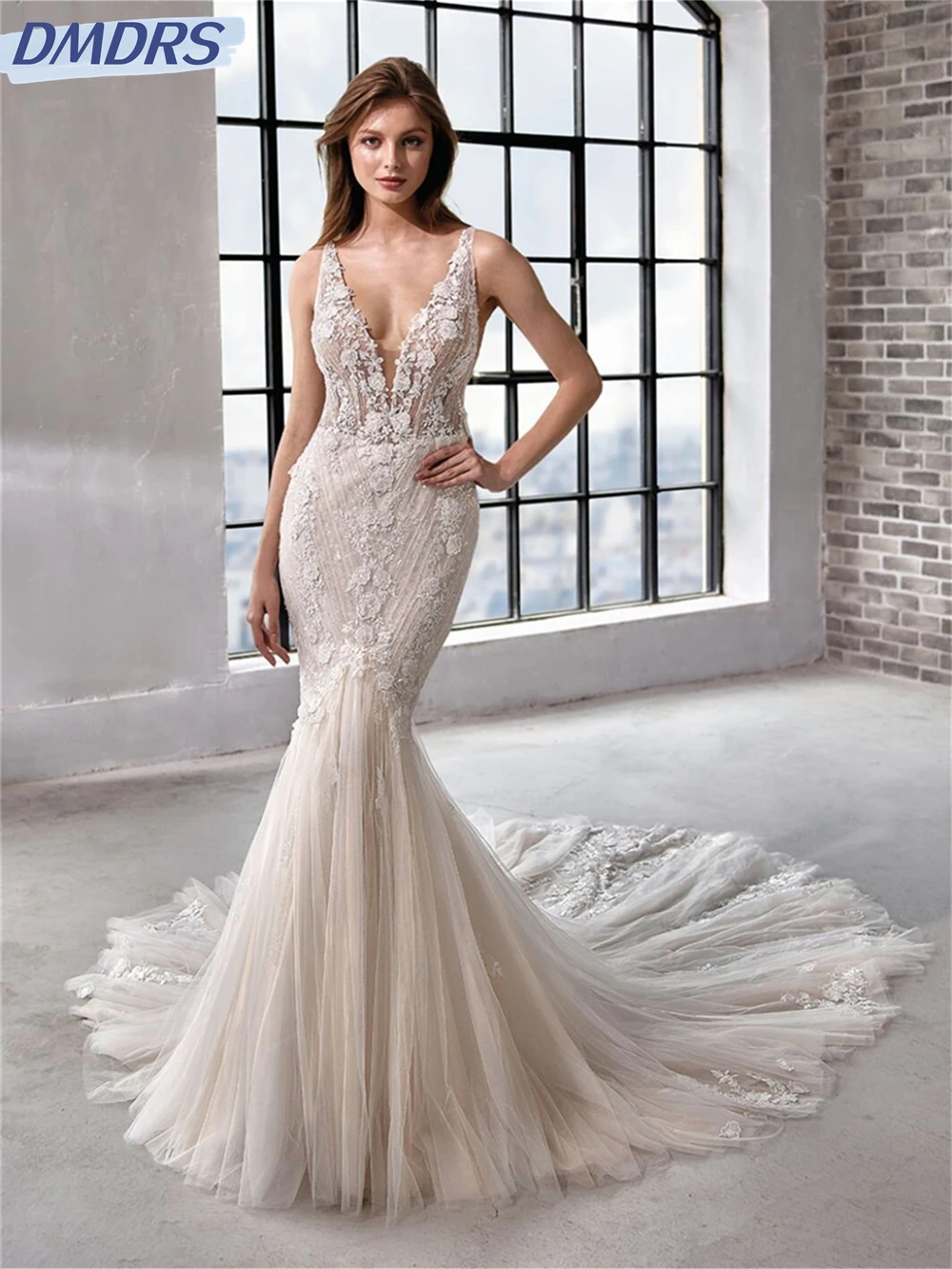 Женское свадебное платье в стиле бохо It's yiiya