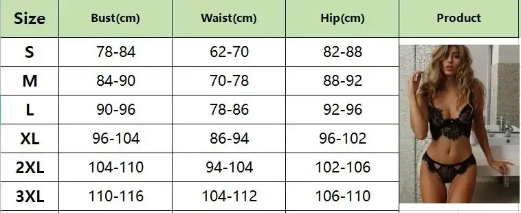 Комплект нижнего белья для женщин размер S - XL цвет в ассортименте