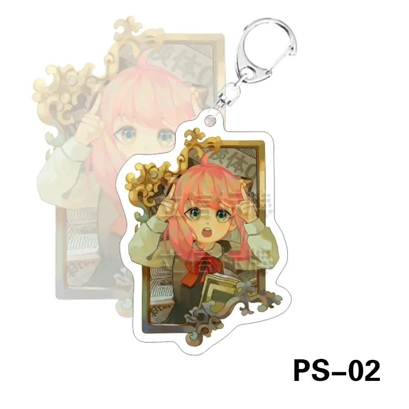 

Cute Anime SPY X FAMILY Keychain Cartoon Figure Acrylic Pendant Keyrings Double Sided Key Holder Jewelry Women Men Birthday Gift