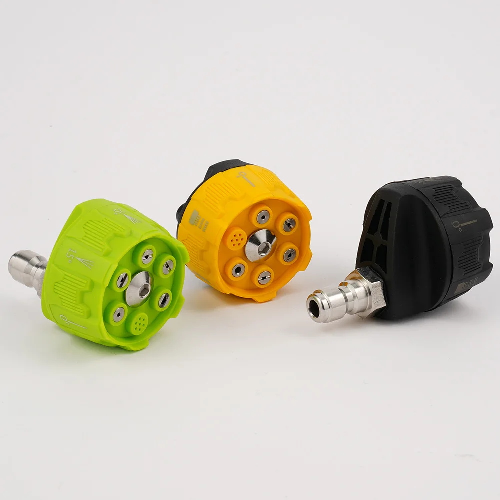 

6 in 1 High Pressure Washer Adjustable Nozzle for 1/4 inch High Pressure Washer Cleaner Water Parts Hose Nozzle