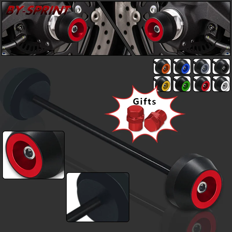 

Motorcycle CB1000R Front Rear Axle Fork Wheel Crash Sliders Protector Pad Kit For HONDA CB 1000R cb1000r 2008-2016 2015 2014