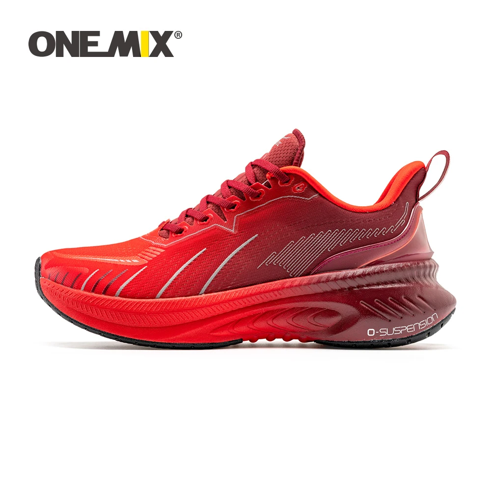 ONEMIX 2022 New Style Top Cushioning Running Shoes for Men Heavy Runners Sport Shoes Non-slip Outdoor Athletic Sneakers