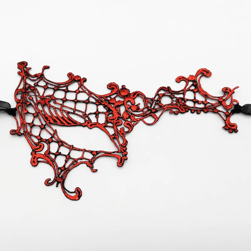 Сексуальная кружевная одноглазная полумаска для глаз маска женщин и мужчин