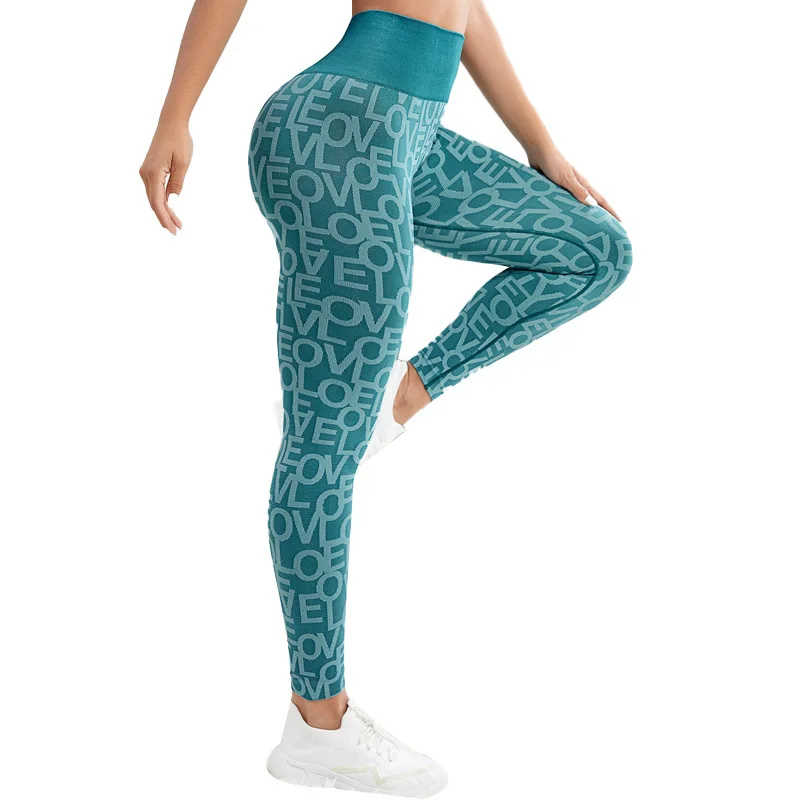 Tight Stretch Yoga Leggings Women High Waist Belly Contracting No Embarrassment Line Sports Fitness Gym Seamless Pants