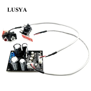 Виниловый проигрыватель Lusya MM MC Phono Плата усилителя Moudle AC 12-16V с кабелями разъем Lotus 300 мм E1-005