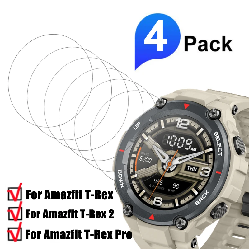 

HD Protective Glass Film for Amazfit T Rex Pro T-Rex 2 Screen Protector Protection Film For TRex Pro 2 Smart Watch Accessories
