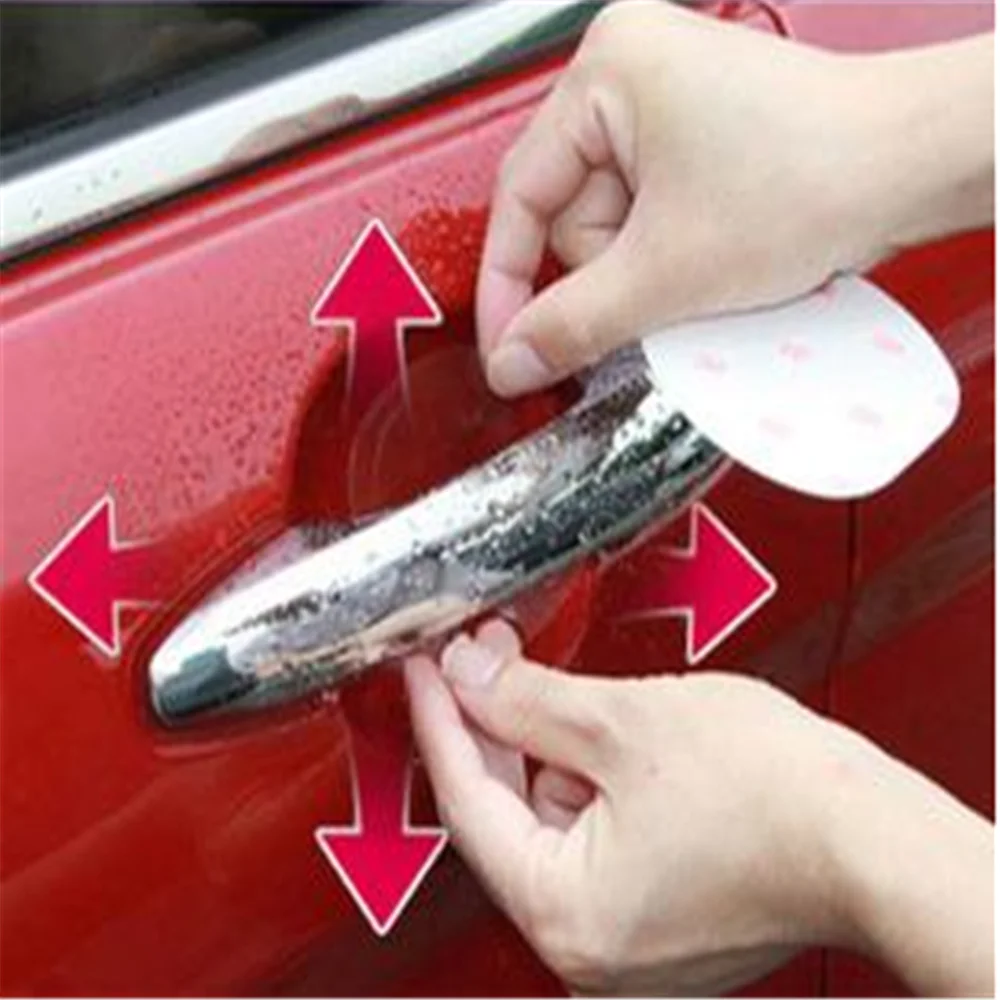 

Car door handle stickers protector film for Volkswagen VW Golf 4 6 7 GTI Tiguan Passat B5 B6 B7 CC