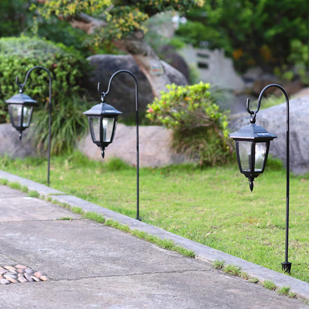 

Heavy Duty Metal Deck Hook Garden Outdoor Hangers Solar Light Shepherd Yard Shepherds Crooks Lanterns