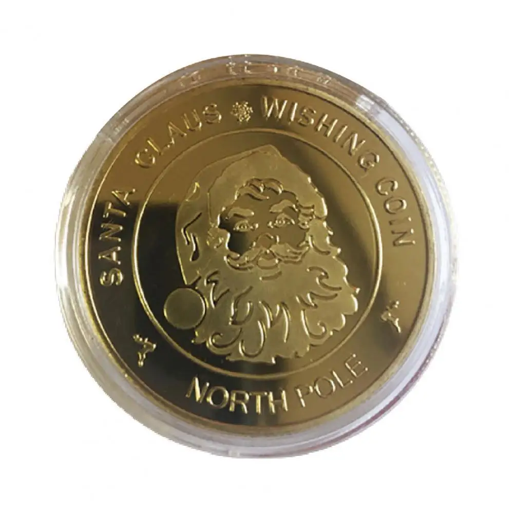 

Fashion Portable Xmas Souvenir Coin Collectible Coin Metal Durable