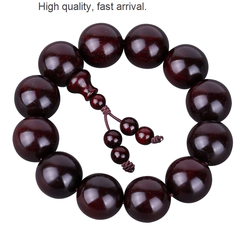 

Bracelet Pterocarpus Santalinus Men's 2.0 Bracelet Women's Buddha Beads 108 Pieces Venus Santalinus Wooden Rosewood Bracelet