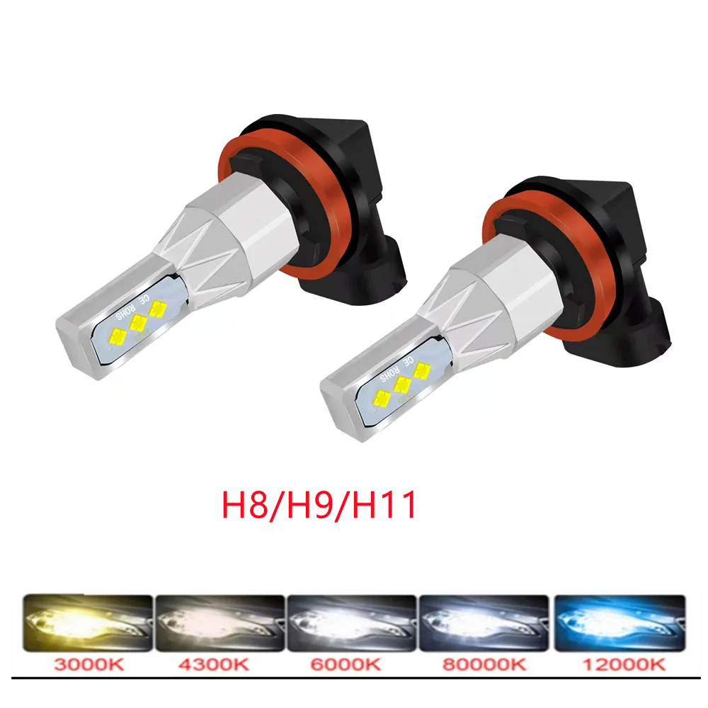 

H7 Led H4 H1 H11 HB4 HB3 9005 9006 lamp motorcycle Headlight Bulbs Car Auto Fog lights 20000LM Nebbia CSP 6000K 4300K SC