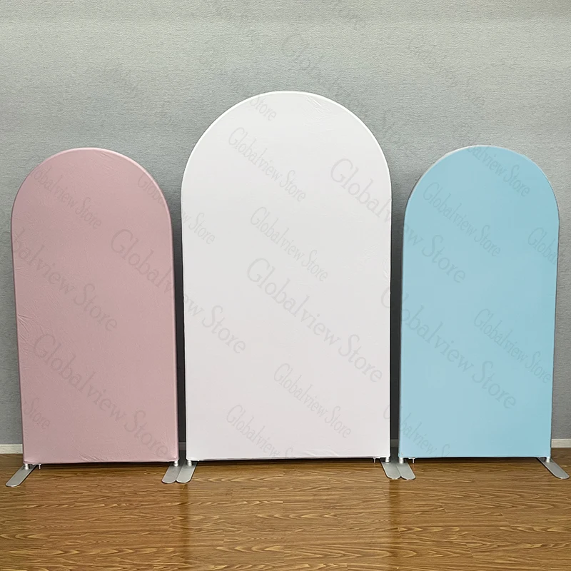 Набор из 3 предметов спандекса обложки для заднего фона на свадьбу в честь Дня