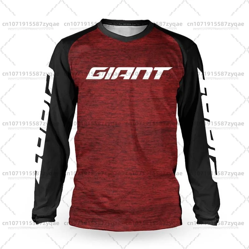 

Джерси для скоростного спуска на мотоцикле, мужская гигантская рубашка для внедорожного мотоцикла с длинными рукавами, одежда для бездорожья, кемпинга, рыбалки