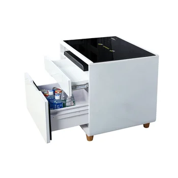 Sale Home Smart Portable Freezer Table Mini Bar Frigo Appliance Hotel Mini Makeup Fridge Compact Refrigerator with Drawers