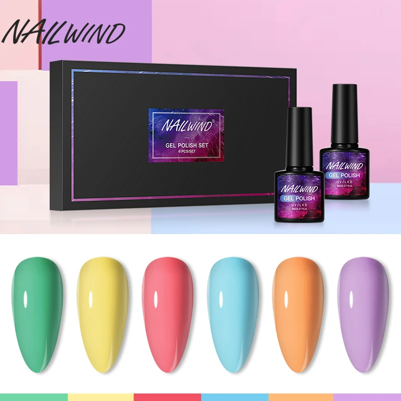 

ROSALIND набор гель-лаков для ногтей 6/10 шт., удаляемый замачиванием, полуперманентный Светодиодный УФ-лак для ногтей