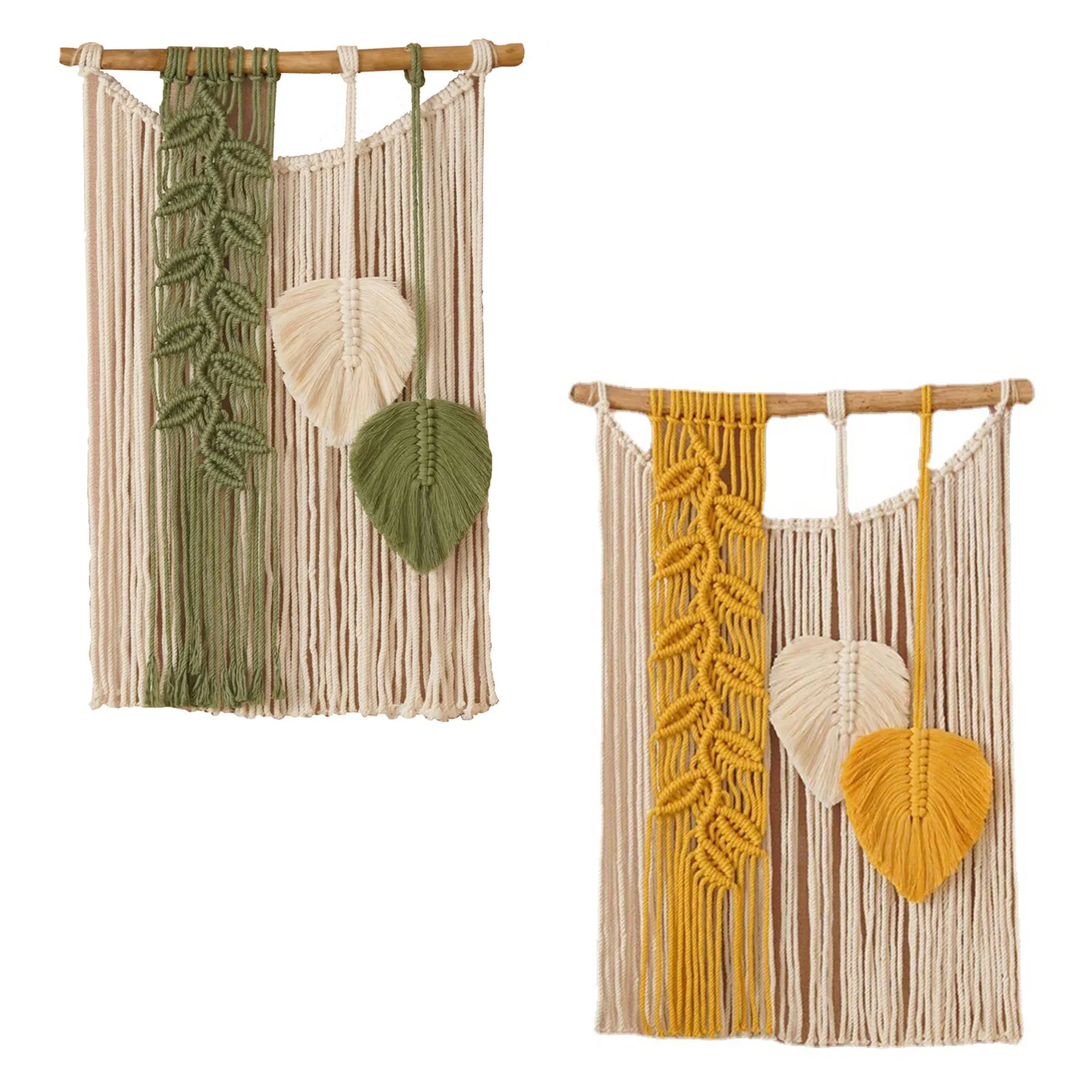 

Макраме ручной работы, настенный подвесной гобелен с кисточками в стиле бохо для гостиной