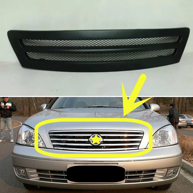

Для Nissan Sunny Sedan 2005-2009 гонок решетка передний бампер решетка комплект аксессуаров