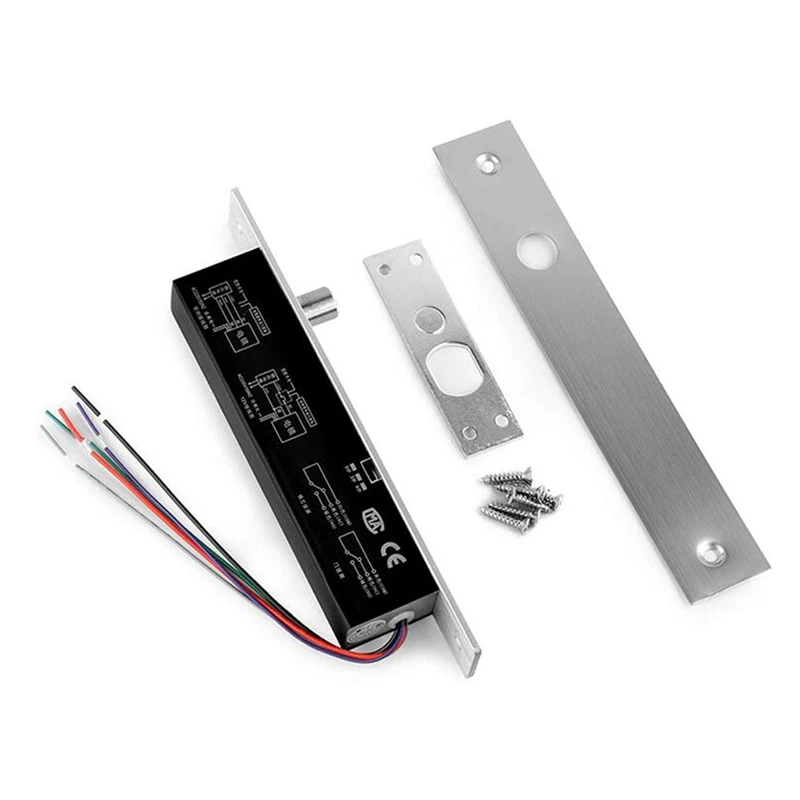 Электрический болтовый замок постоянного тока 12 В врезной засов 2000 кг/4409 фунтов