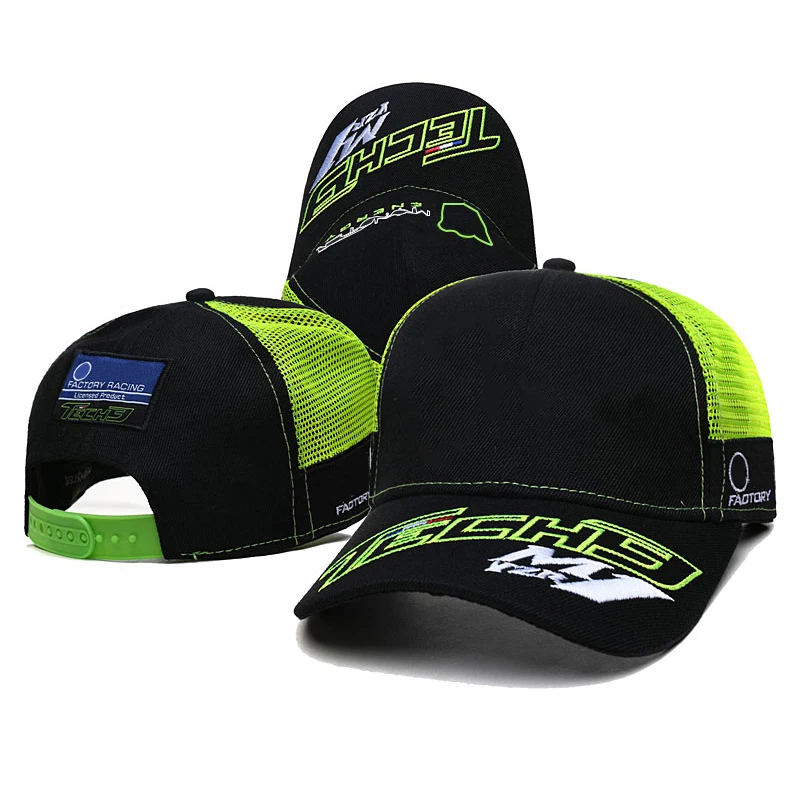 Бейсболка moto gp с вышивкой креативная Кепка отверстием в клетку логотипом yamaha для