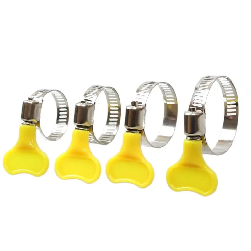 Зажим для шланга из нержавеющей стали 100 304 шт. обруч пластиковой трубки зажим