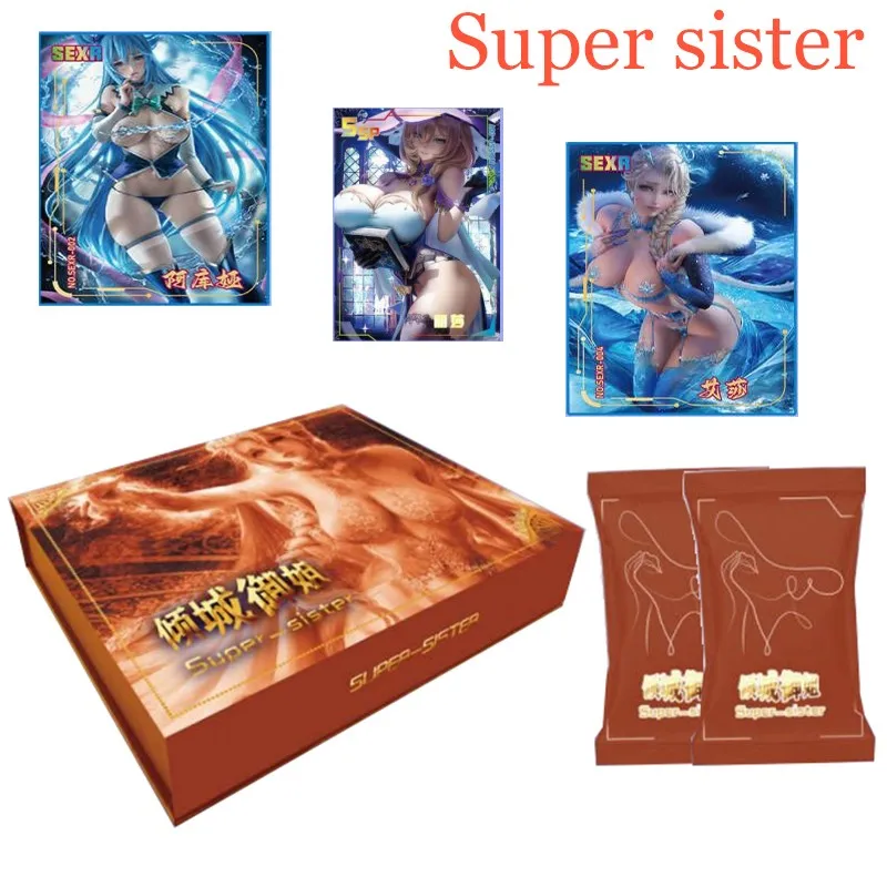 

Super Sister Goddess Story Collection Cards Anime Game Girl Party Swimsuit Bikini Feast Booster Box Doujin Toys And Hobbies Gift