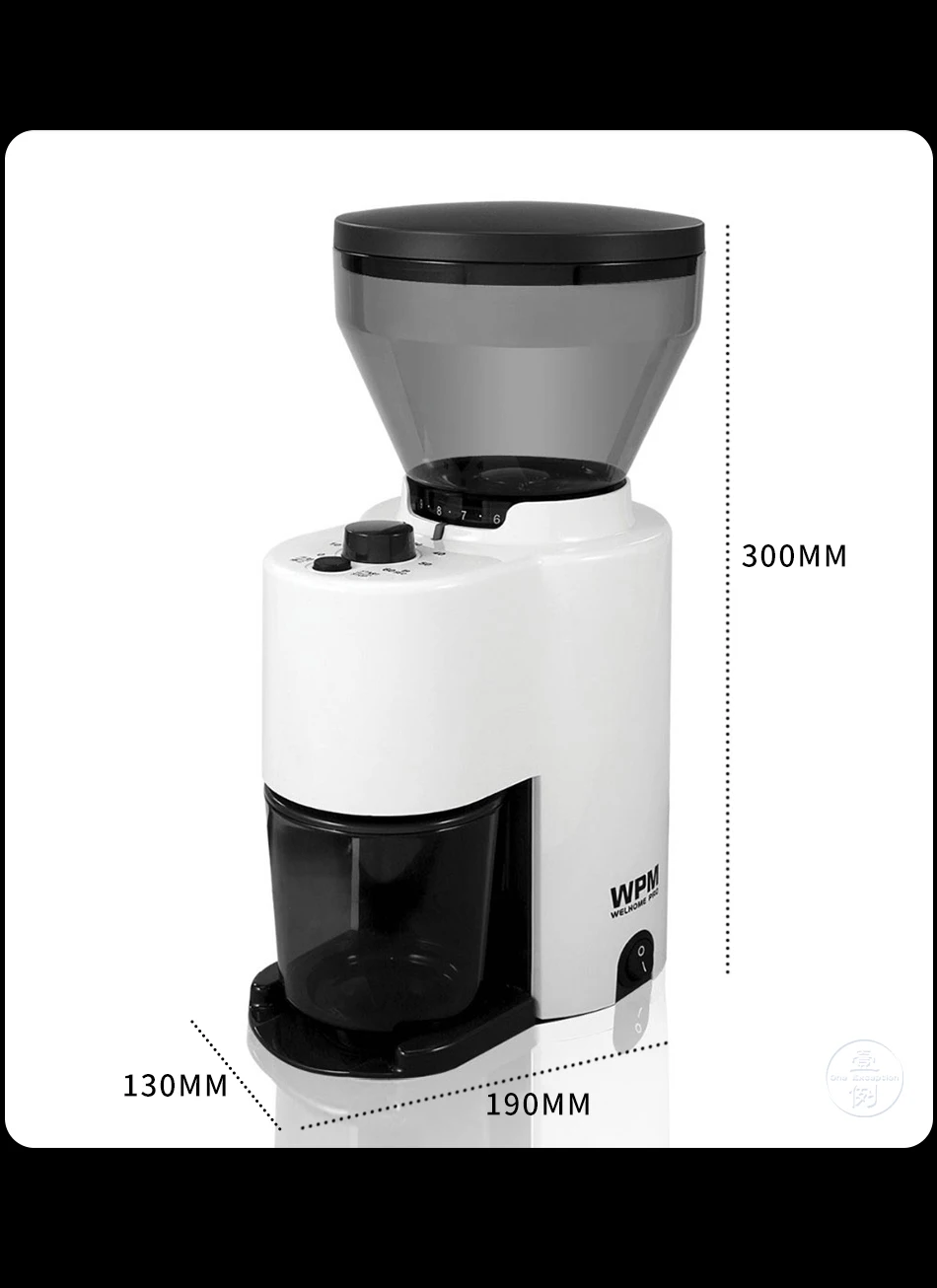 

Welhome/Huijia ZD-10T/ZD-10 Italian Hand Punch Household Electric Bean Grinder Coffee Grinder