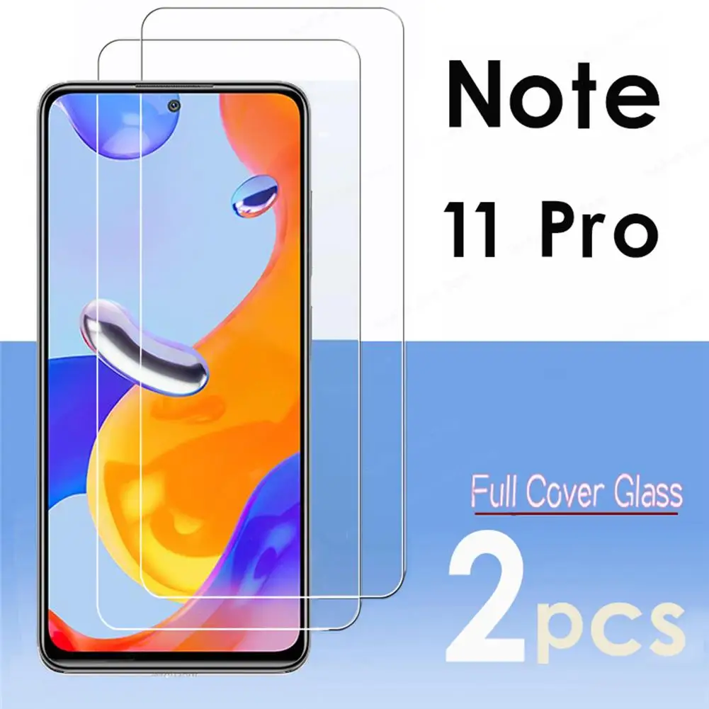 

0.26mm Tempered Glass Film Screen Protector 9H Hardness Compatible For Redmi Note 11 Pro Hd Strong Adhesive 2.5D ARC Edge
