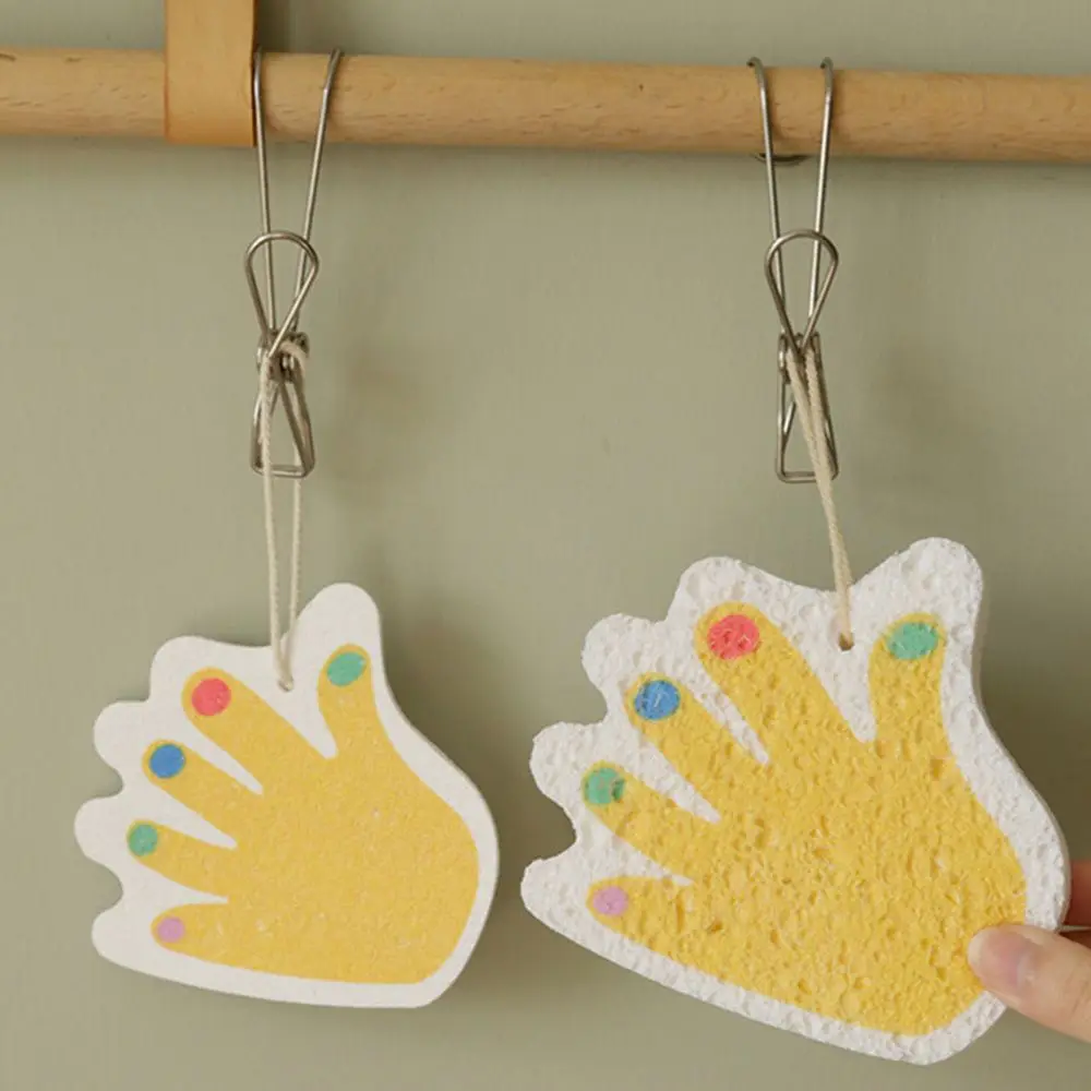 

Kitchen rag ins wind wash cloth cartoon bamboo fiber thickened wood pulp cotton compression sponge scrub dish block