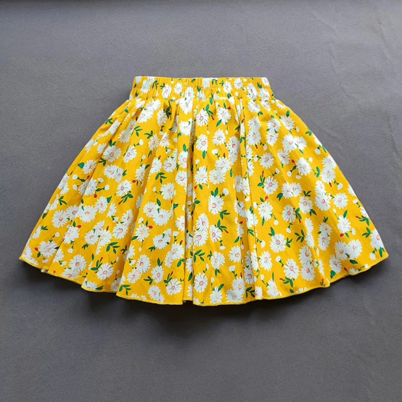 Юбка женская плиссированная с высокой талией милая хлопковая трапециевидная