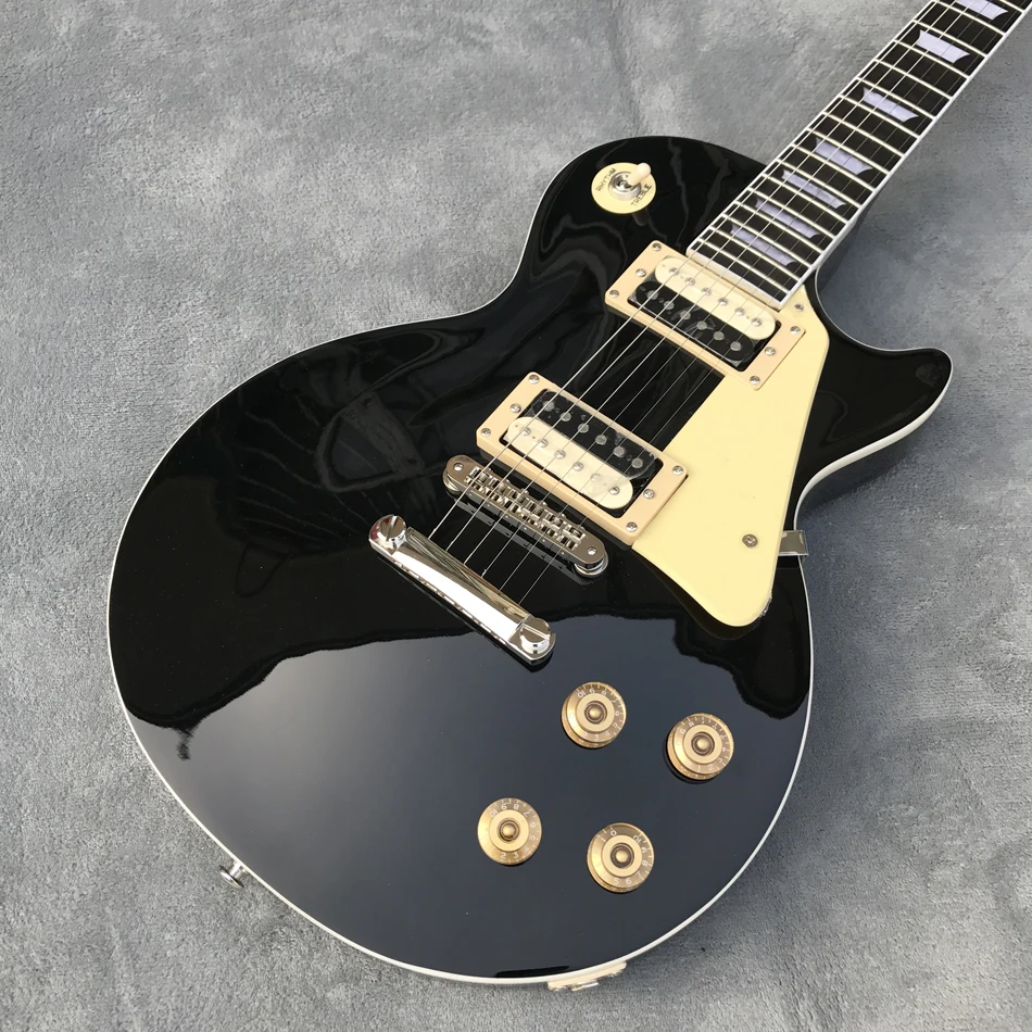 

Custom Shop, Made in China, LP Standard Electric Guitar,Ebony Fingerboard, Frets Binding, Tune-o-Matic Bridge, Free Shipping