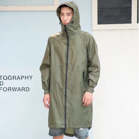 Водонепроницаемый плащ для мужчин и женщин, переносное пончо, водоотталкивающая дождевик, Женская куртка K-Way, женский плащ, XL