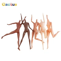 1pc 11 movable joints 2627cm african doll nude body brown black skin doll body skin childrens pretty girl toy gift