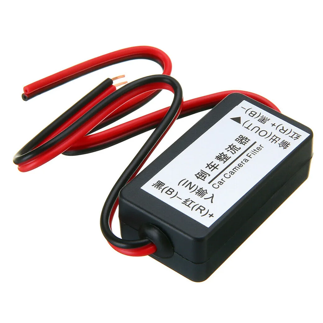 

12V DC Power Relay Capacitor Filter Rectifier for Car Rear View Backup Camera