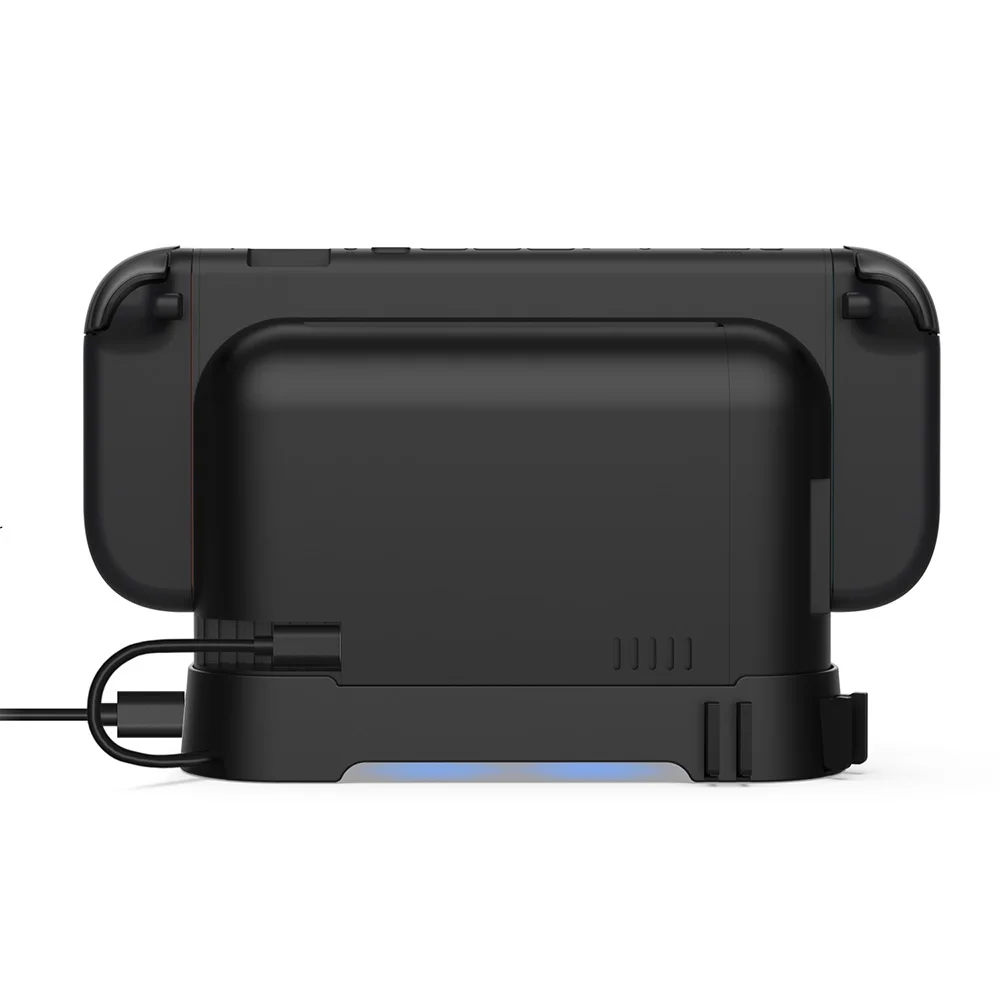 Фото Новый охлаждающий вентилятор для игровой консоли Switch 2, RGB-радиатор, портативная подставка-хаб, охлаждающая база, игровые аксессуары №2