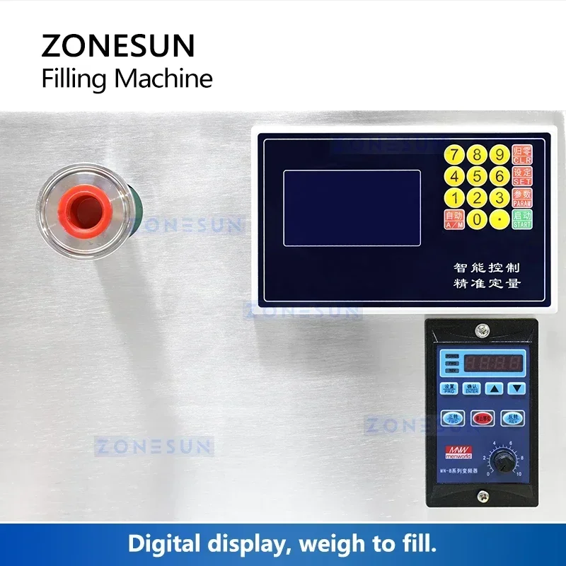 ZONESUN жидкий наполнитель вес для приготовления пищи масла напитков шестеренчатый