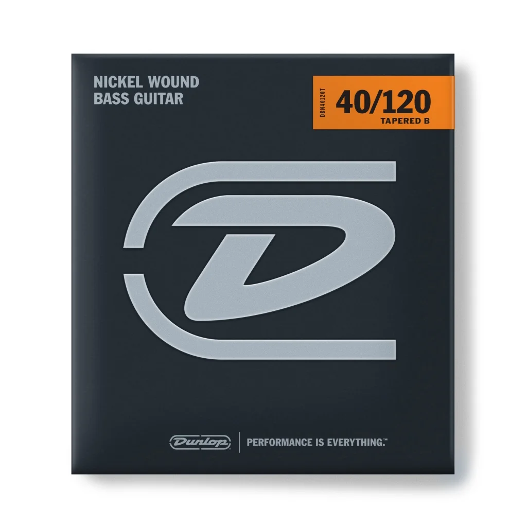 Tapered Комплект струн для 5-струнной бас-гитары никелированные 40-120 Dunlop DBN40120T |