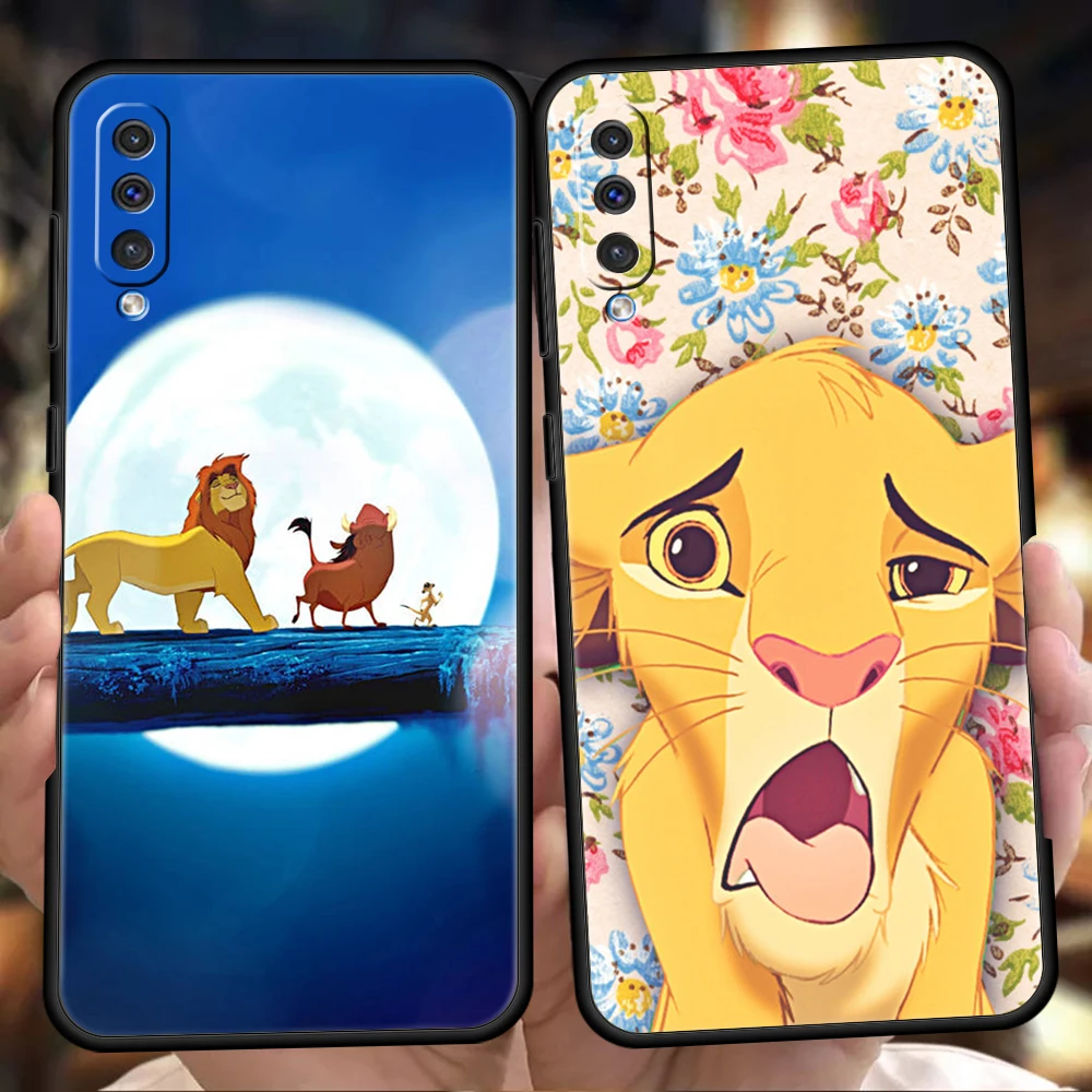 The Lion King Phone Case For Samsung Galaxy A53 A73 A33 A23 A13 A12 A22 A02 A50 A70 A20 A10 A20S 5G Black Silicone Cover Fundas