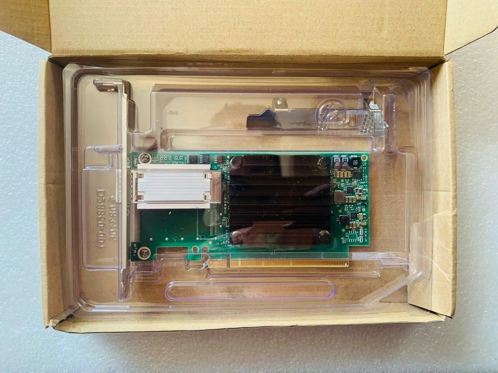 Fujitsu MCX455A-ECAT 100GbE с одним портом QSFP28 PCIe ConnectX-4 VPI NIC CA05950-