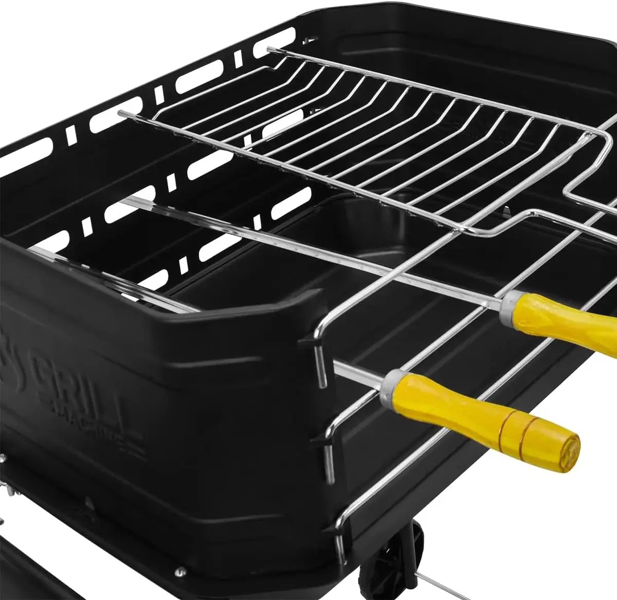 Мобильная гриль-машина для барбекю Pro с грилем + палочки курильщиков