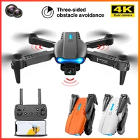 rc drone uav wifi fpv quadcopter with 4k hd dual cameras remote control aircraft helicopter avoid obstacles one key return toys