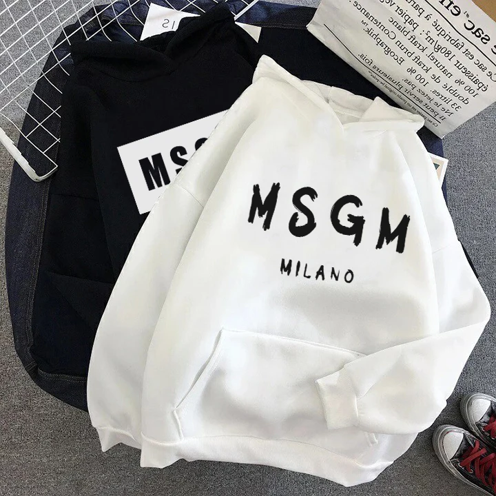 

Autumn Winter Women Hoodies MS Letter Print Casual Pullover Sweatshirts Fashion Long Sleeve Tops Ladies Streetwear Clothing