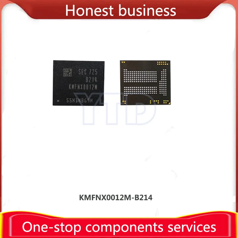 

KMFNX0012M-B214 100% working 100% quality EMCP BGA 8G+1 chip mobile phone hard disk memory Computer storage KMFNX0012M