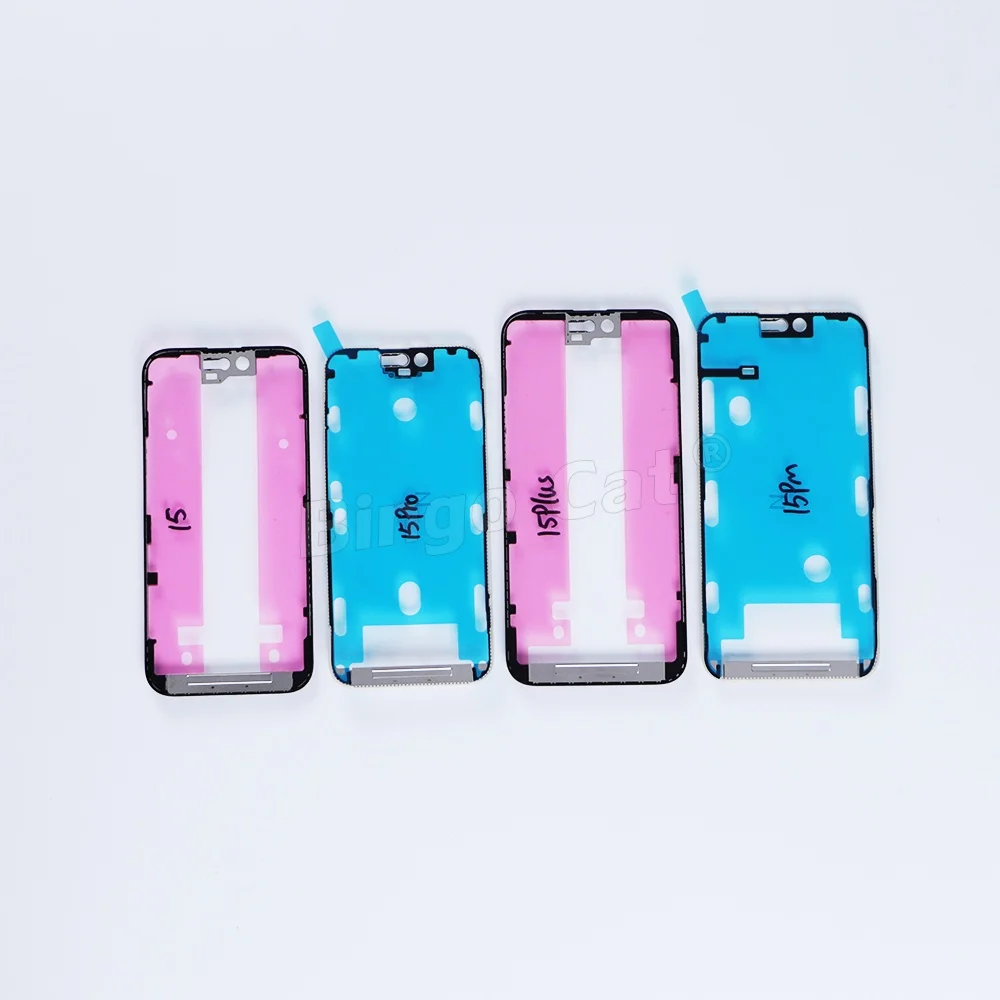 Фото Novecel 10 шт. OEM корпус средней панели задняя рамка пластина для iPhone 17 16Pro 15Pro 12 13 14 Pro Max Plus поддержка ЖК-дисплея мобильного ремонта №2
