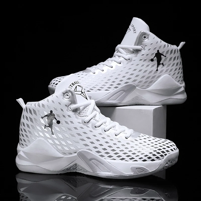 

Unisex basketball shoes men's high-top sneakers men's boots women's comfortable breathable non-slip youth sports shoes