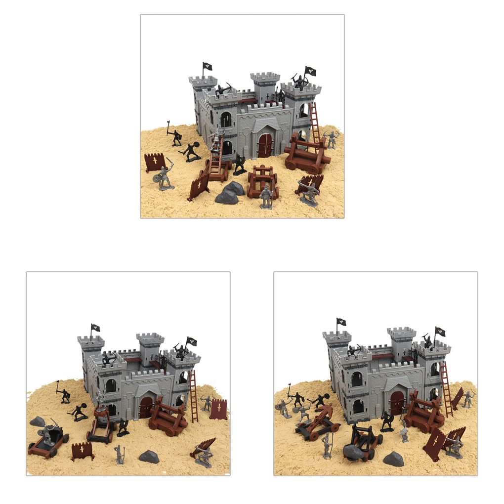 

Toddlers Simulation Model Figure Plastic DIY Decoration Interactive Toy Assembly Layout Kit Living Room Office Type E