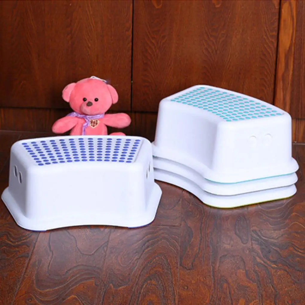 

Children Plastic Anti-slip Chair Kids Stackable Step Stool Kitchen Bathroom Toilet Chair