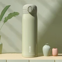 color vacuum cup stainless steel simple water cup womens ins wind cup water bottle thermos tumbler cups in bulk