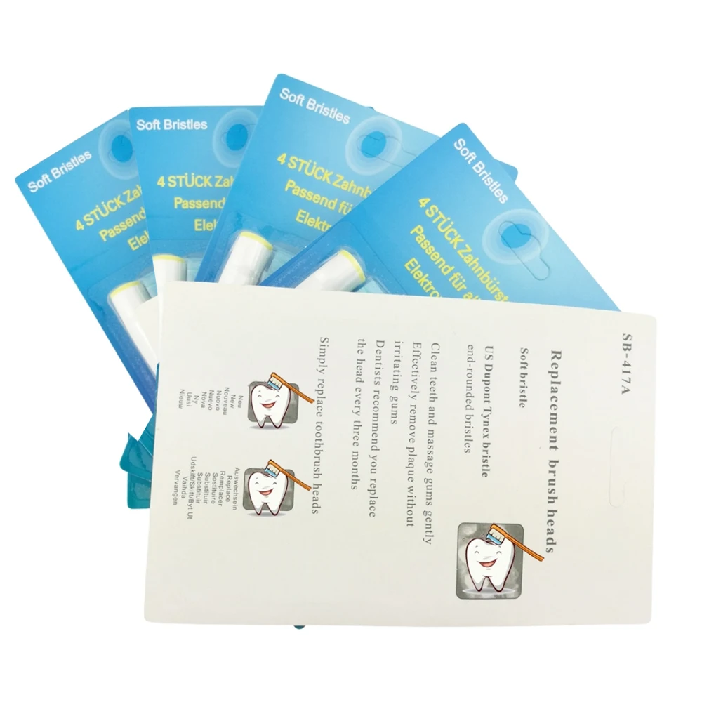 8 / 16PCS Замена головки зубной щетки SB - 417A Двойная чистка Профессиональный уход Жизнеспособность SB417A Насадка 3000 / 5000