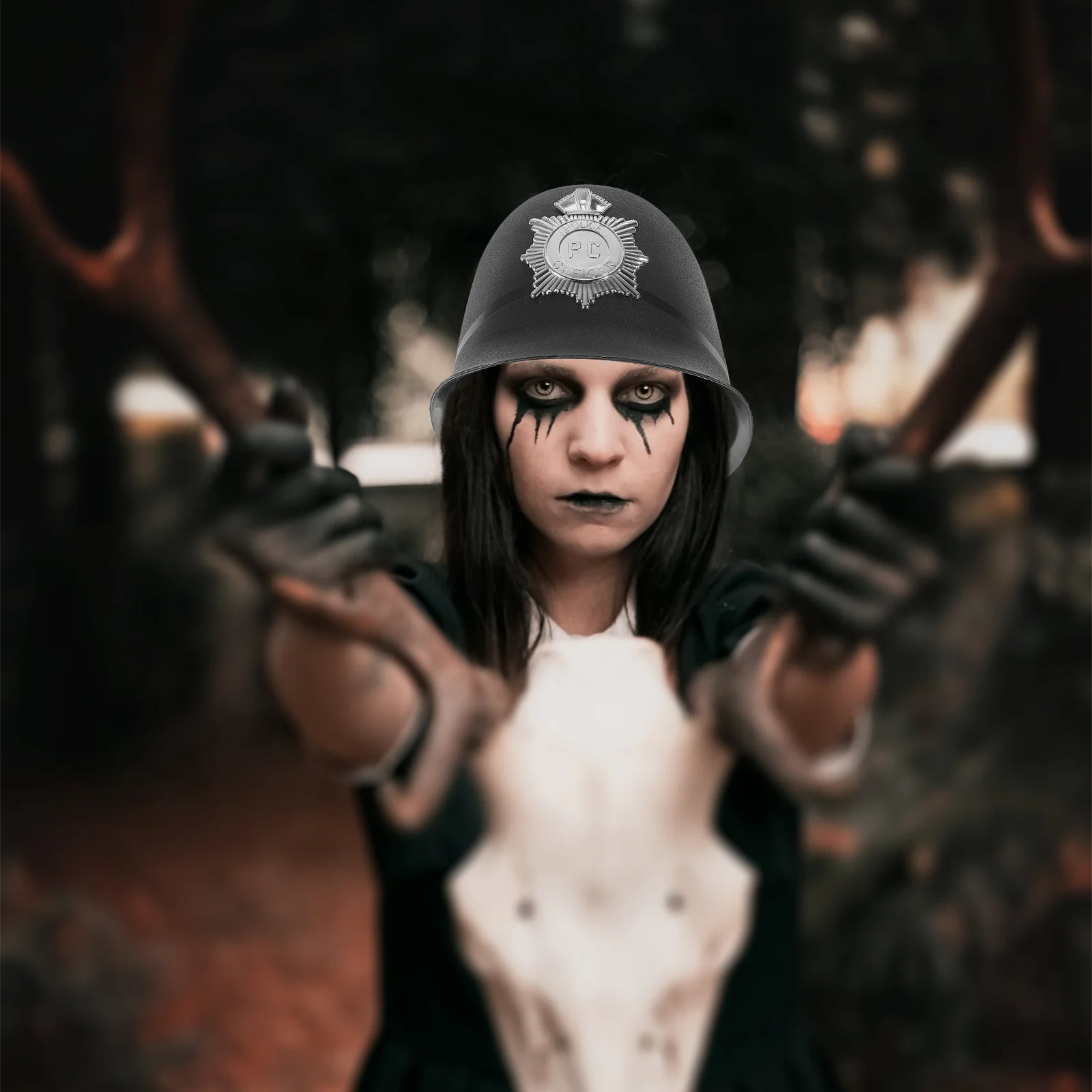 Значок Полицейская Кепка Офицер Вечеринка Косплей Костюм Шляпа Представление