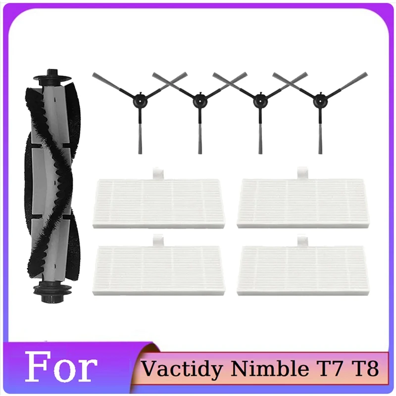 Сменные детали для Vactidy Nimble T7 T8 аксессуары пылесоса моющаяся основная боковая
